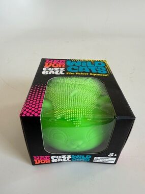 Nee Doh Fuzz Ball Wild Cats Toy Green
